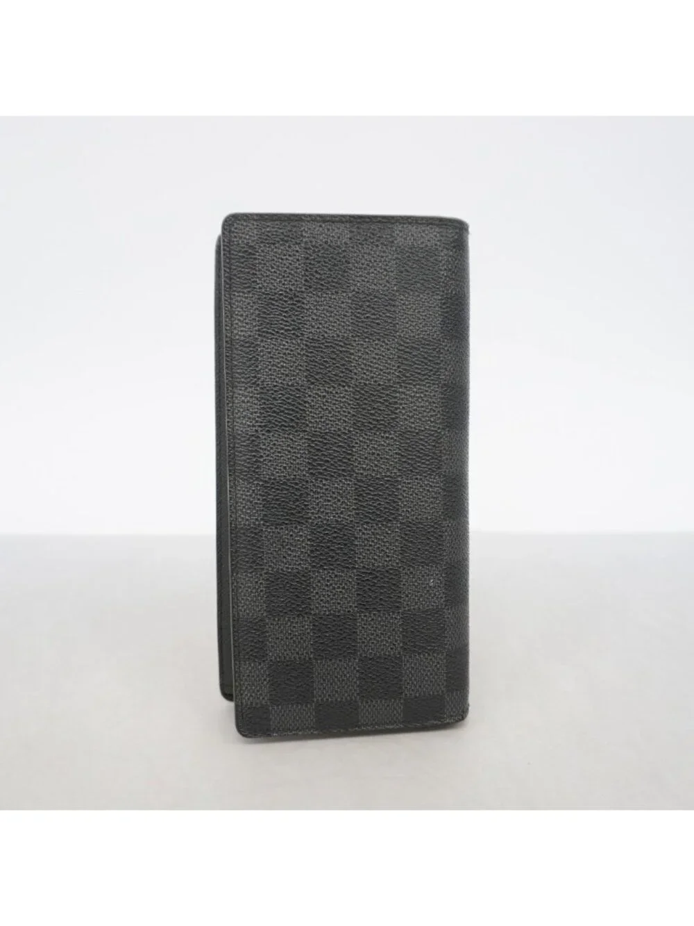 Louis Vuitton Wallet Damier Graphite Portefeuille Brazza Black Gray